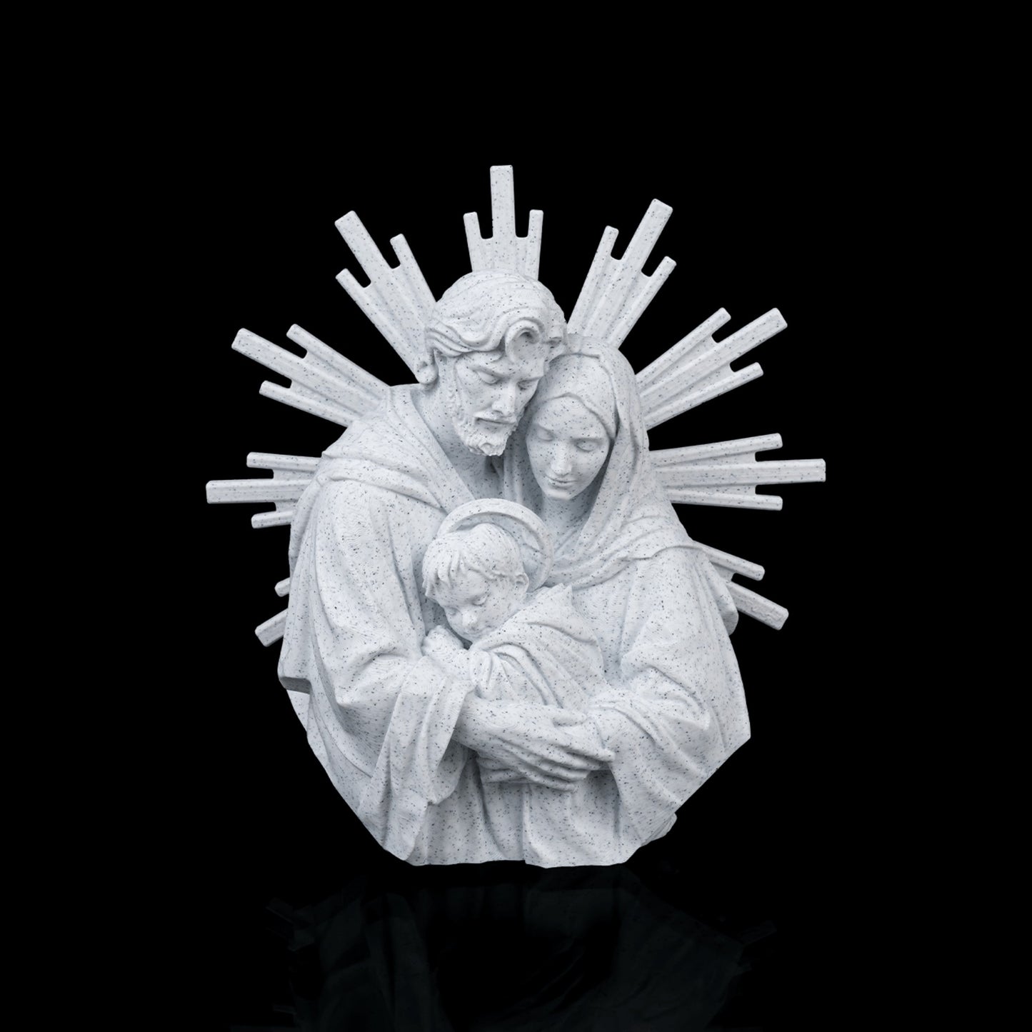 Sagrada Família — Escultura da Natividade com Auréola — foto 6