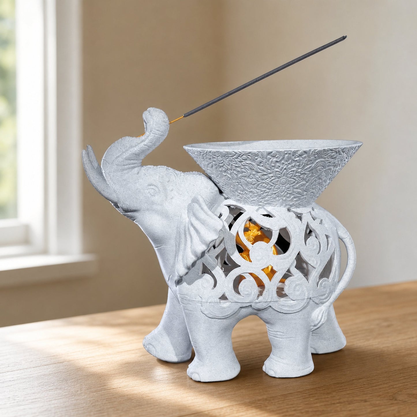 Ganesha — Porta-Incenso Elefante