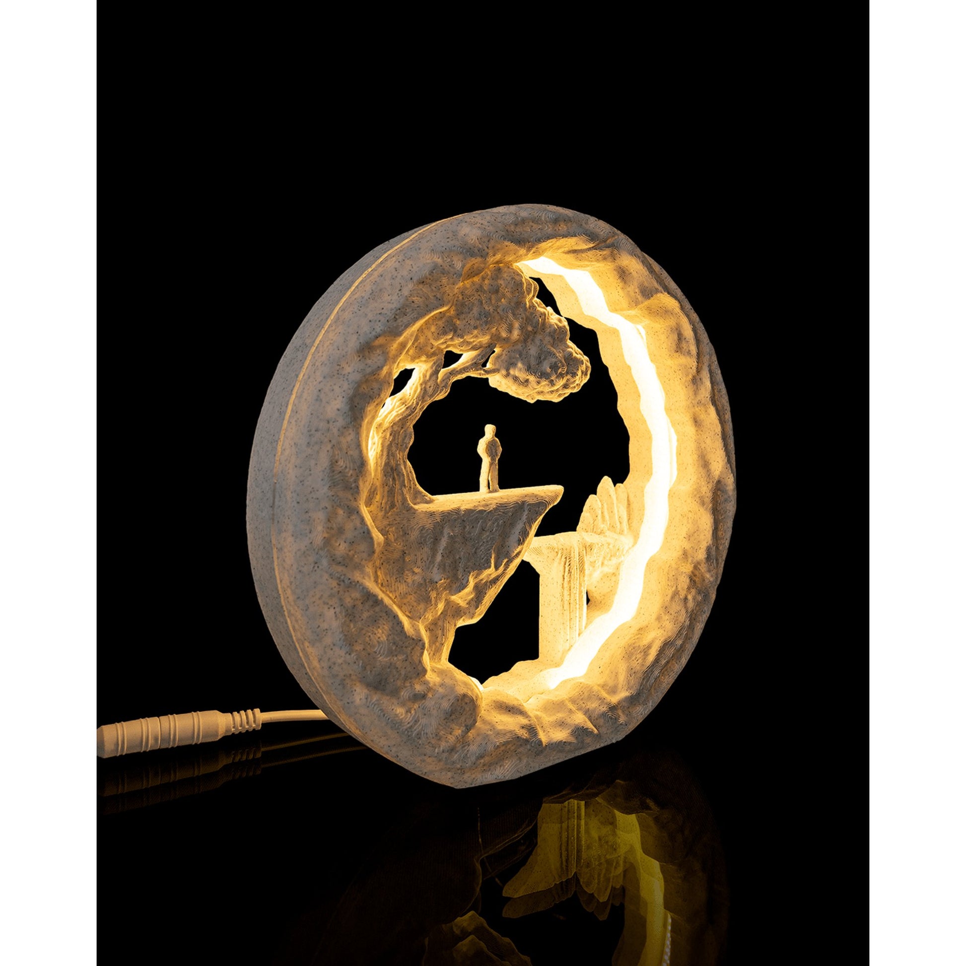 O Viajante — Luminária de Mesa