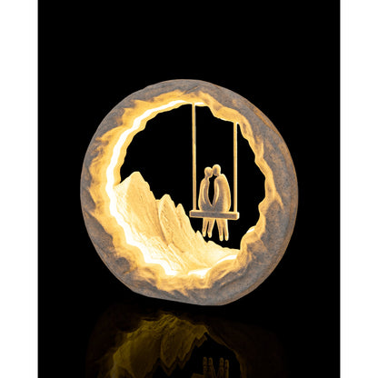 Balanço a Dois — Luminária de Mesa
