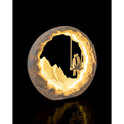 Balanço a Dois — Luminária de Mesa