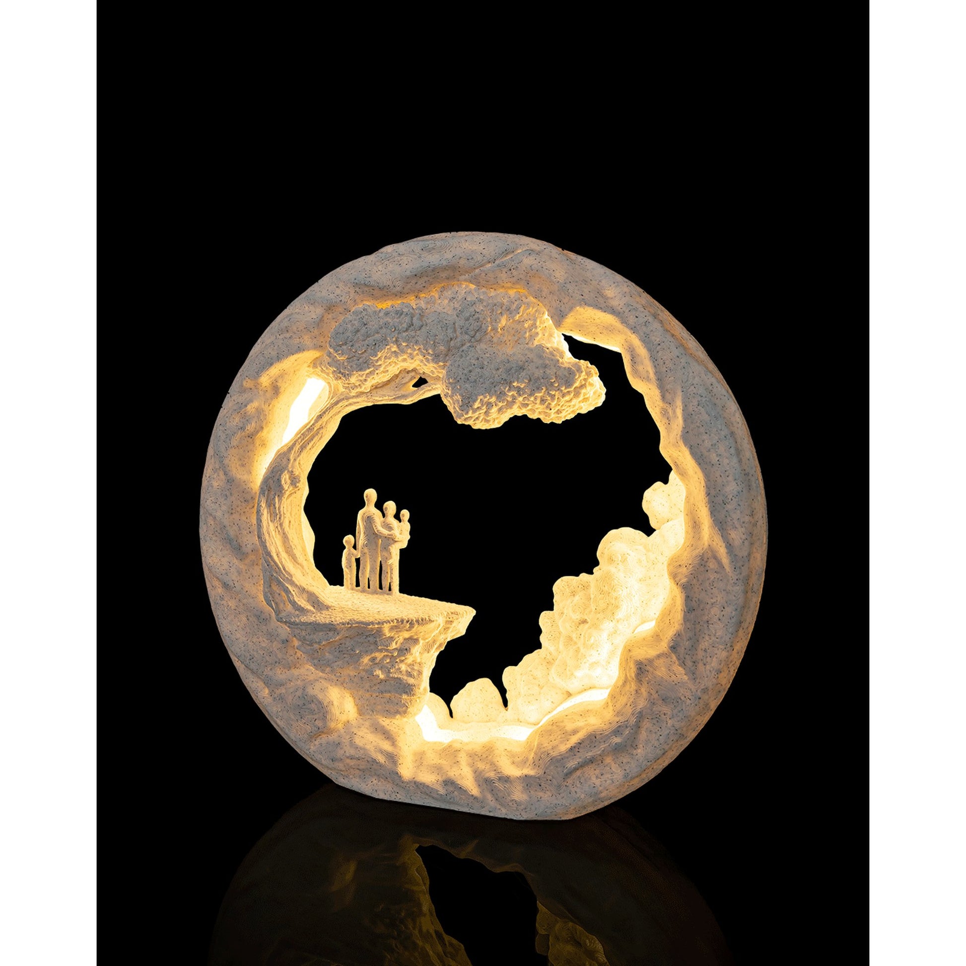 Árvore Familiar — Luminária de Mesa