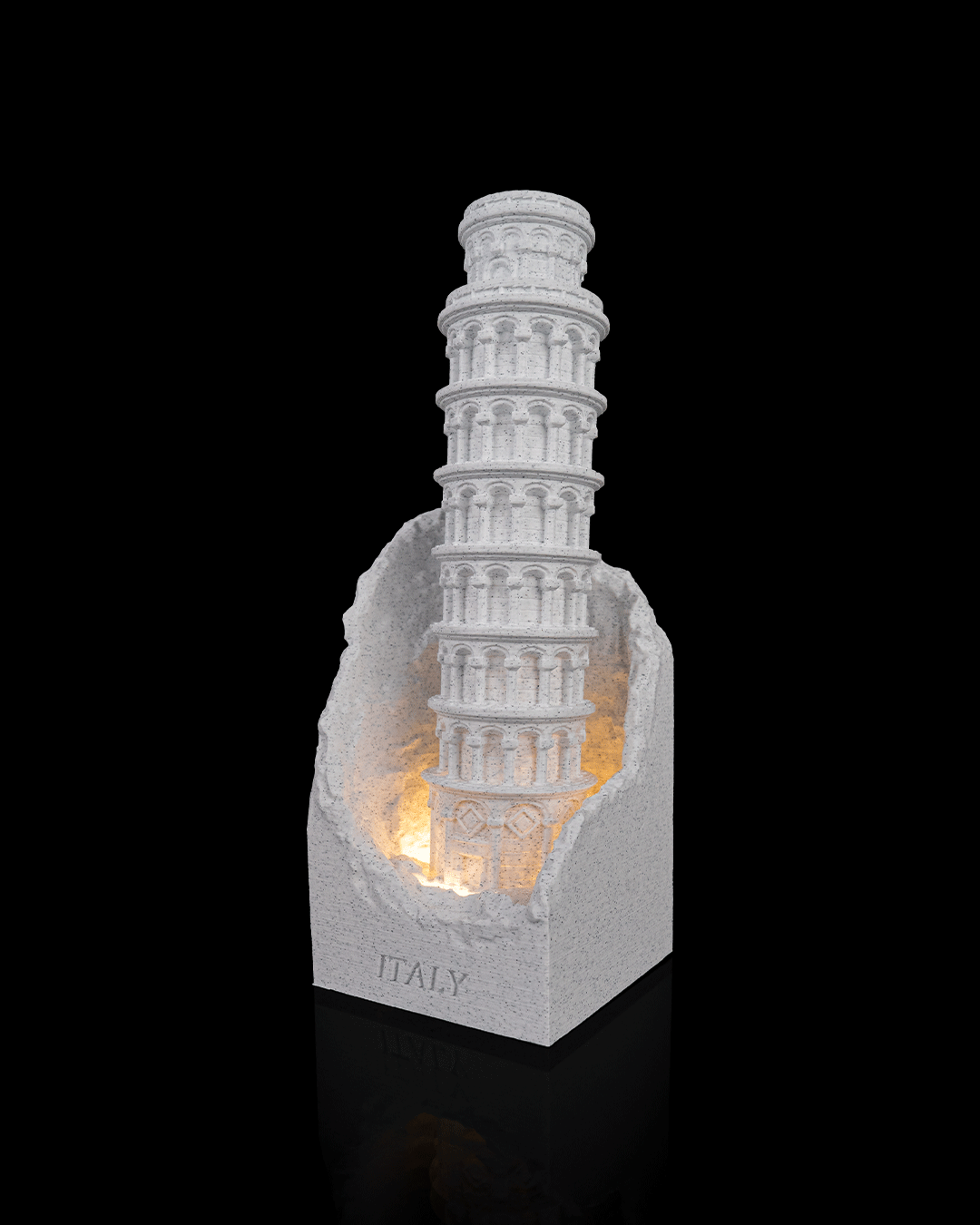 Torre de Pisa miniatura