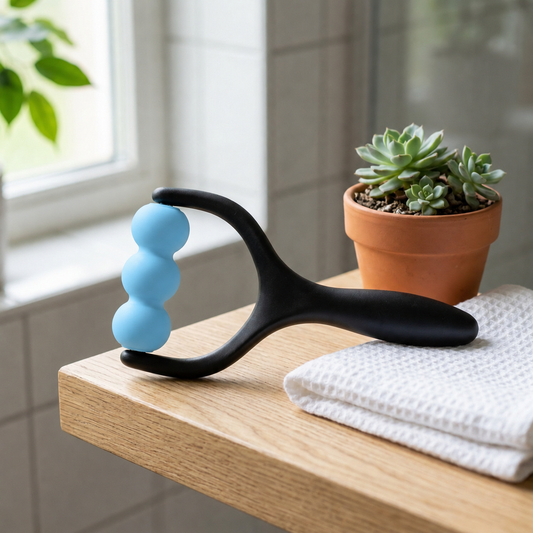 Alívio — Azul Celeste — Kit Massageador Manual 4 em 1