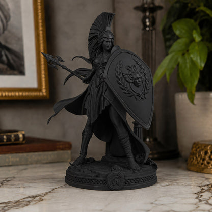 Estátua Atena - preto