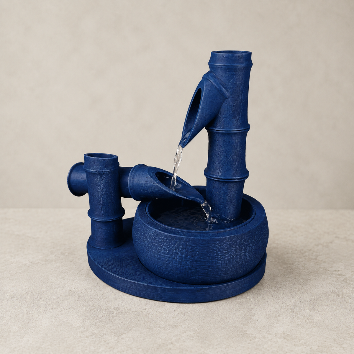 Fonte Bamboo Flow na cor Dark Blue