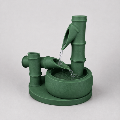 Fonte Bamboo Flow na cor Holly Green