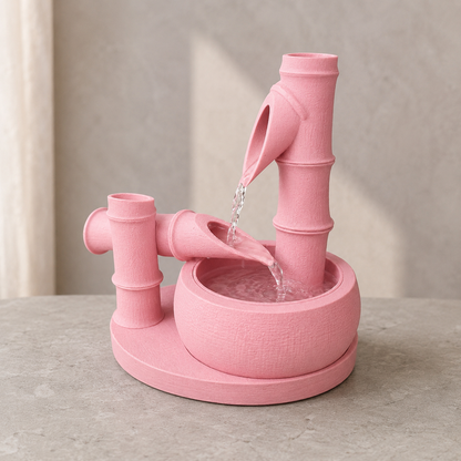 Fonte Bamboo Flow na cor Rosa