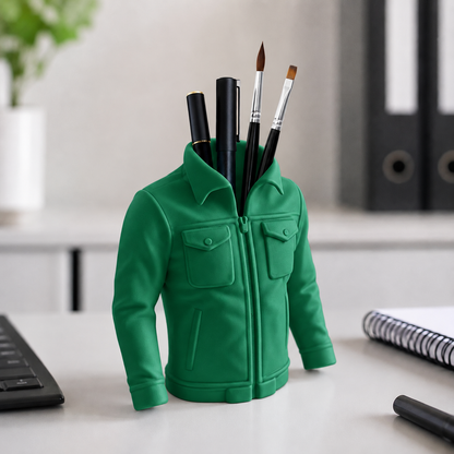 Blazer — Holly Green — Organizador de mesa jaqueta com canetas e pincéis