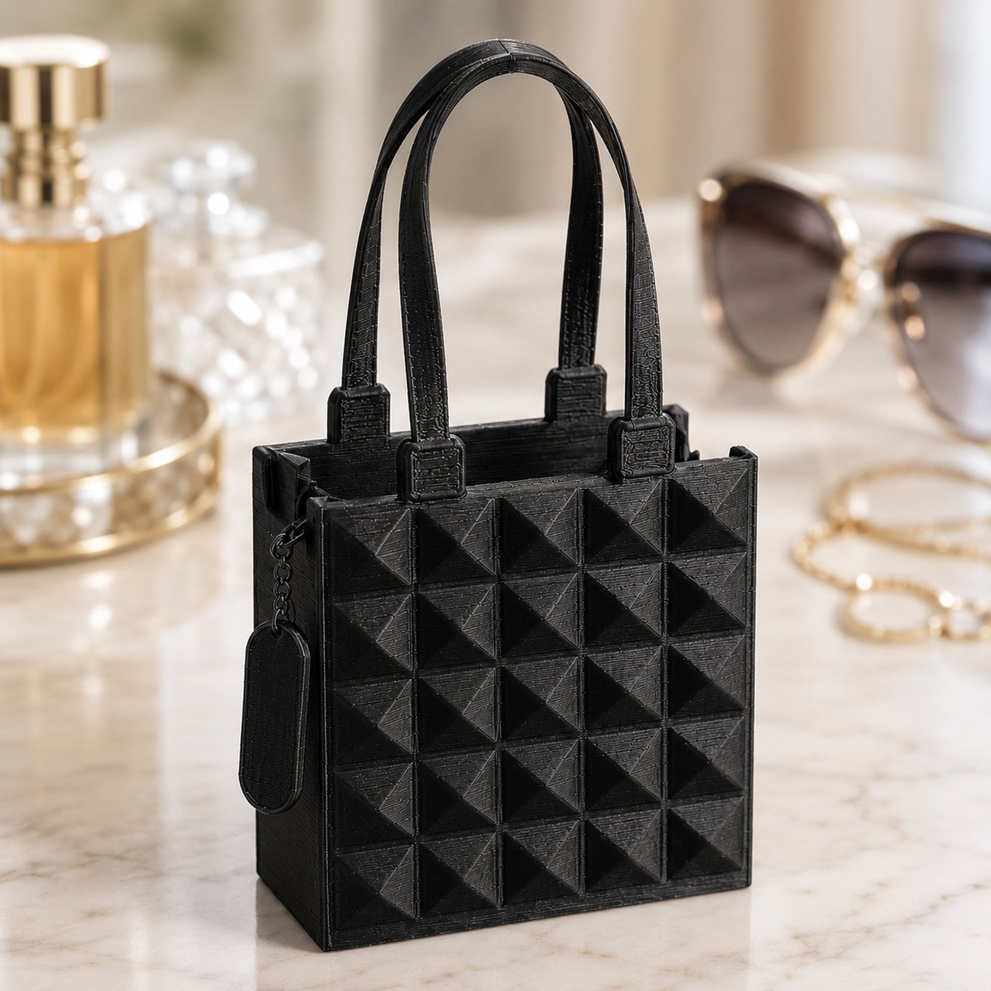 Bolsa Diamante preta