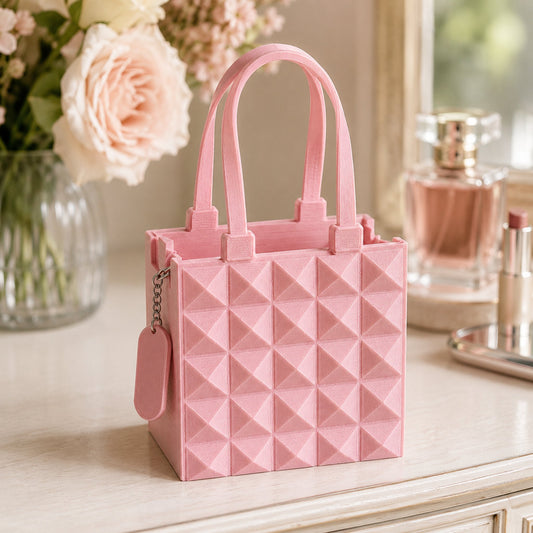 Bolsa Diamante rosa