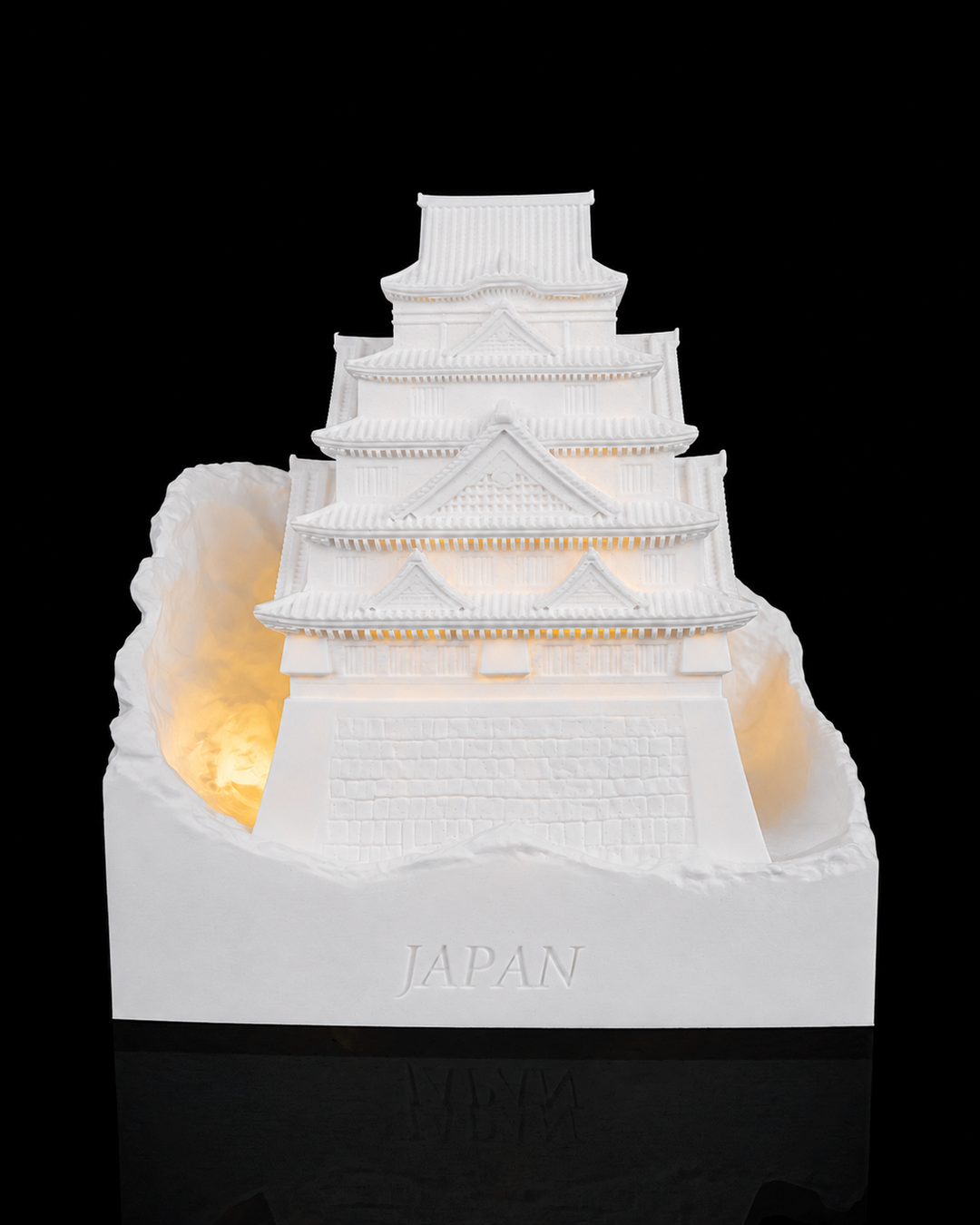 Castelo de Osaka na cor Branco