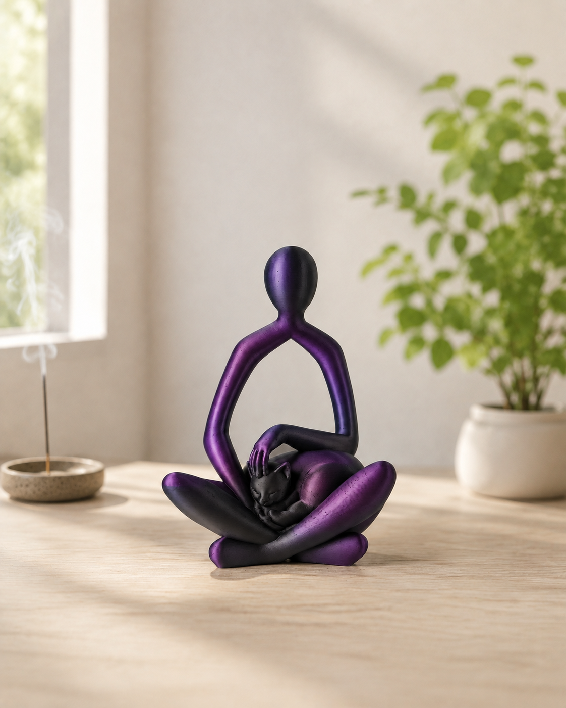 Colo de Gato - Dual Color Preto/Roxo — enquadramento corrigido