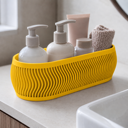 Elipse — Amarelo — Organizador multiuso oval