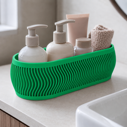Elipse — Verde — Organizador multiuso oval