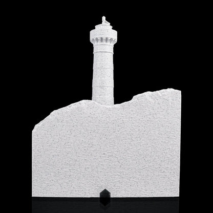 Verso da luminária Farol da Ponta Verde