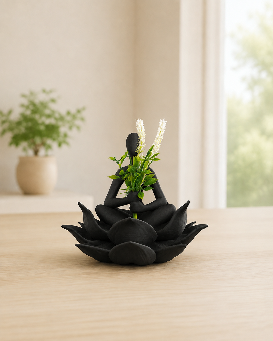Flor Serena - Preto — enquadramento corrigido