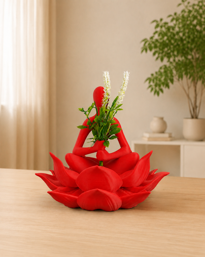 Flor Serena - Vermelho — enquadramento corrigido