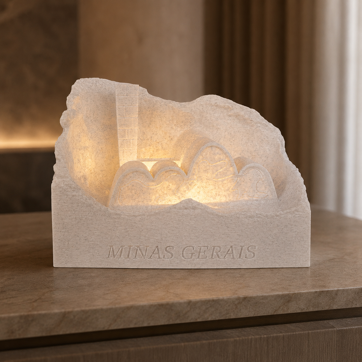 Igreja da Pampulha na cor Translúcido