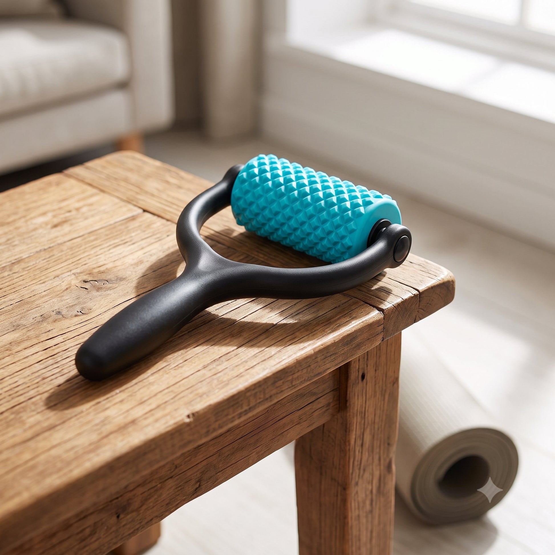 Kit Massageador Manual 4 em 1 - rolete ondulado