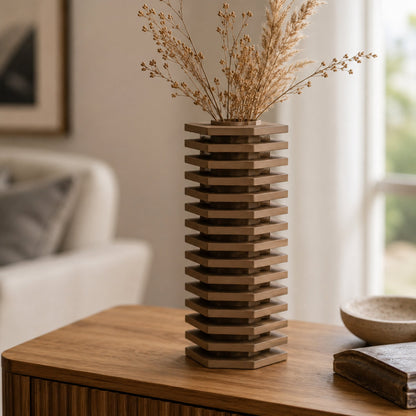Vaso Lamelar Terracota
