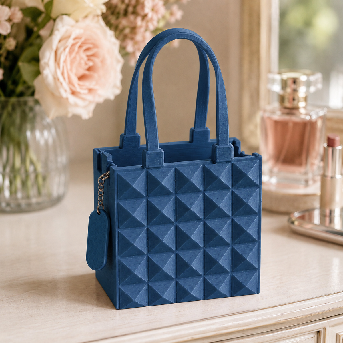 Lumière — Dark Blue — Bolsa decorativa