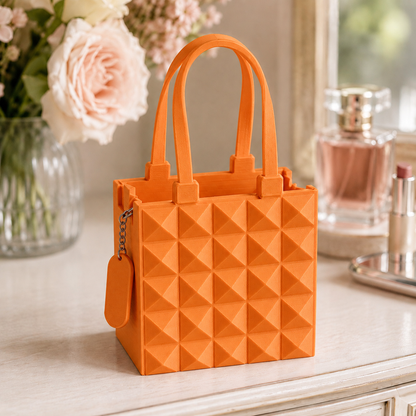 Lumière — Laranja — Bolsa decorativa