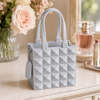 Lumière — Prata — Bolsa decorativa