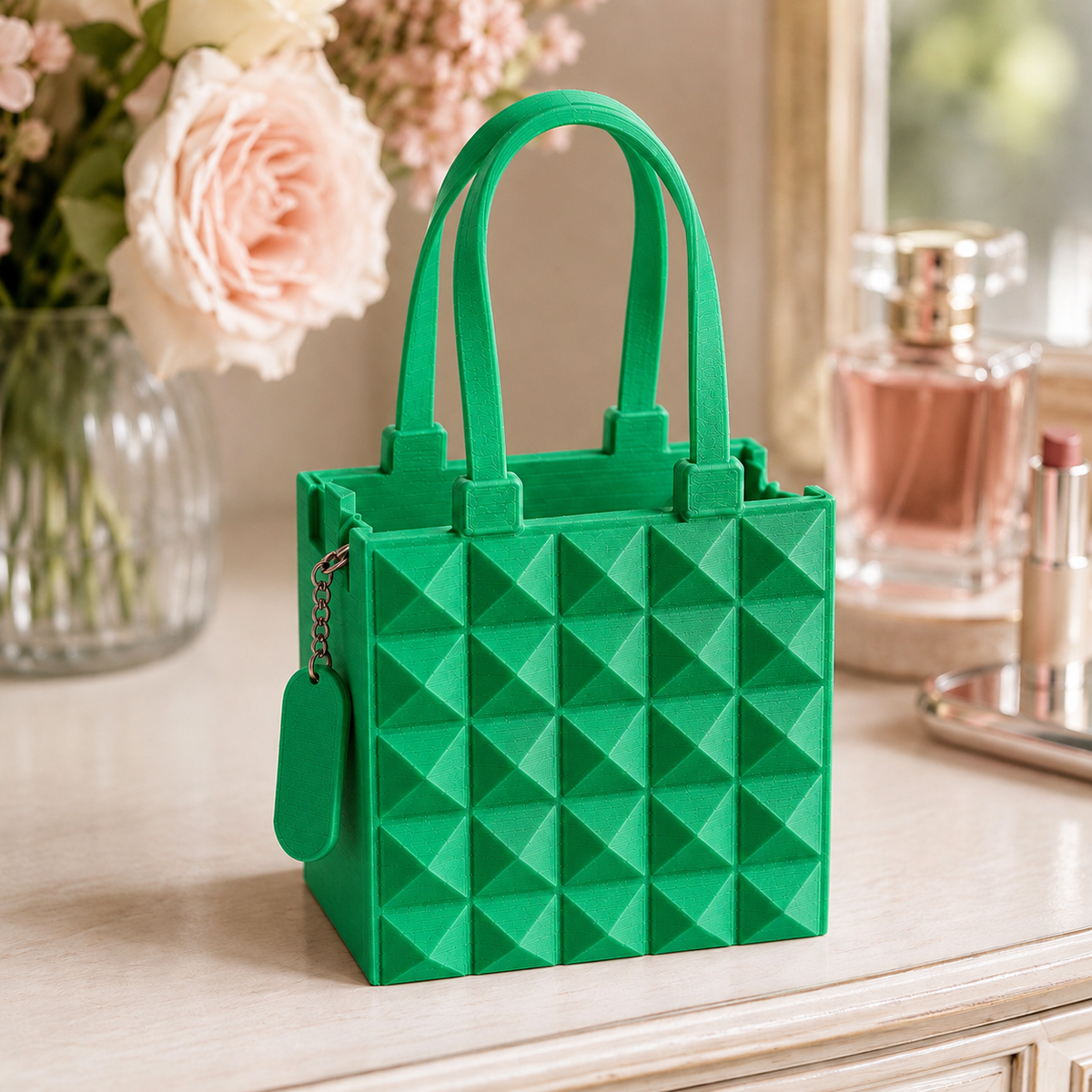 Lumière — Verde — Bolsa decorativa