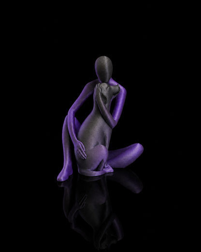 Melhor Amigo - Dual Color Preto/Roxo — enquadramento corrigido