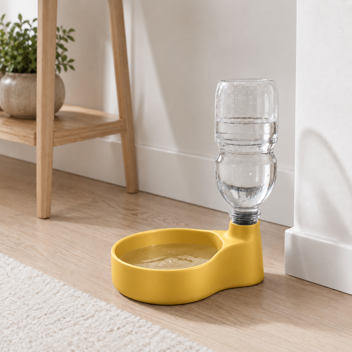 Nascente — Dourado — Bebedouro pet com reservatório de água