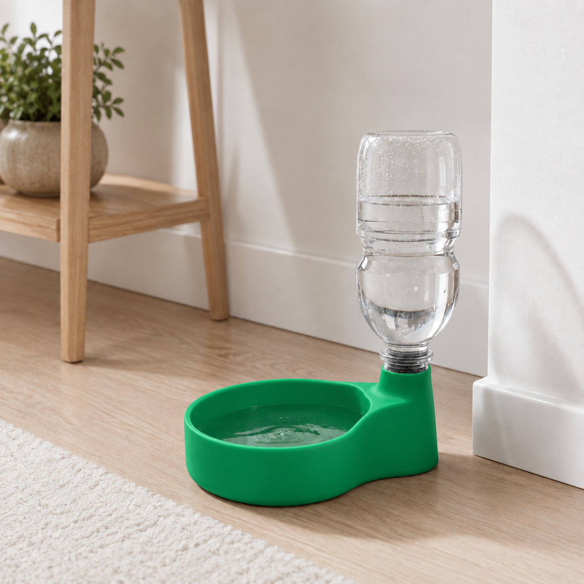 Nascente — Verde — Bebedouro pet com reservatório de água