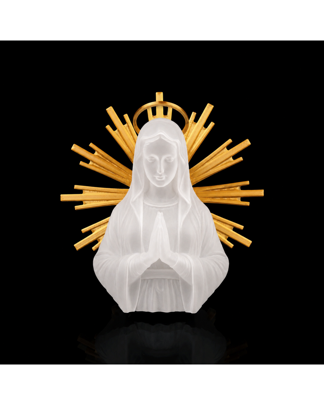 Nossa Senhora Orante — Translúcido sem iluminação