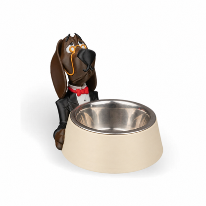 Pawsh Service — Suporte Bege com cão mordomo