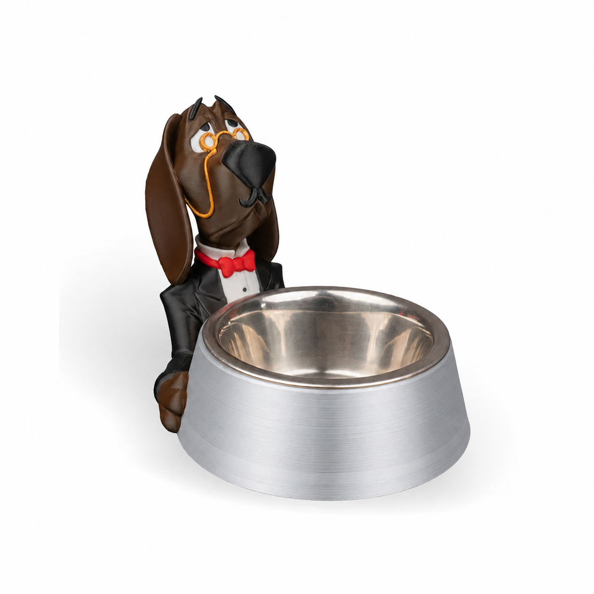 Pawsh Service — Suporte Prata com cão mordomo