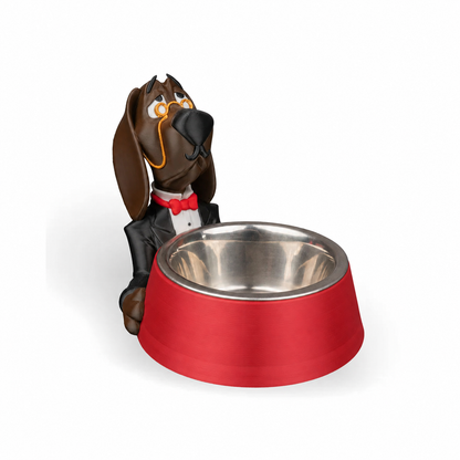Pawsh Service — Suporte Vermelho com cão mordomo
