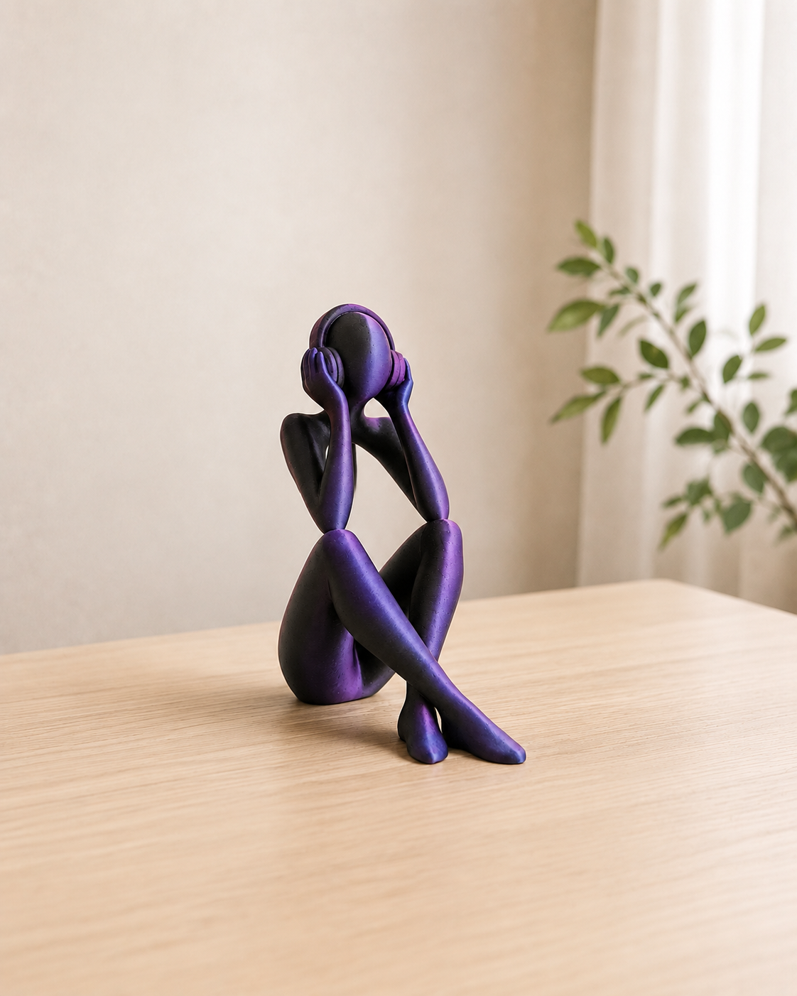Perdido no Som - Dual Color Preto/Roxo — enquadramento corrigido