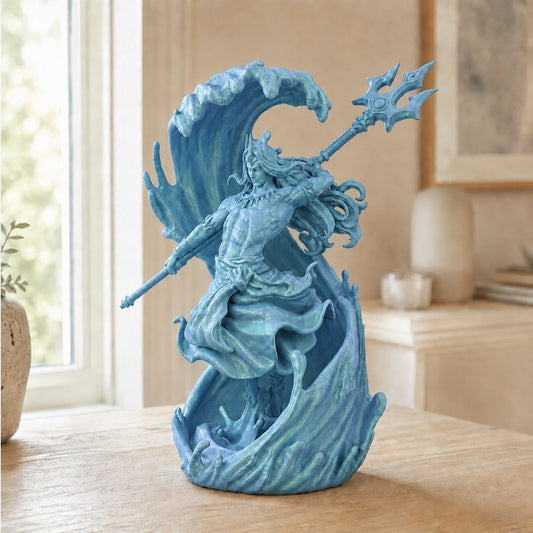 Poseidon furta-cor azul e ciano - lifestyle