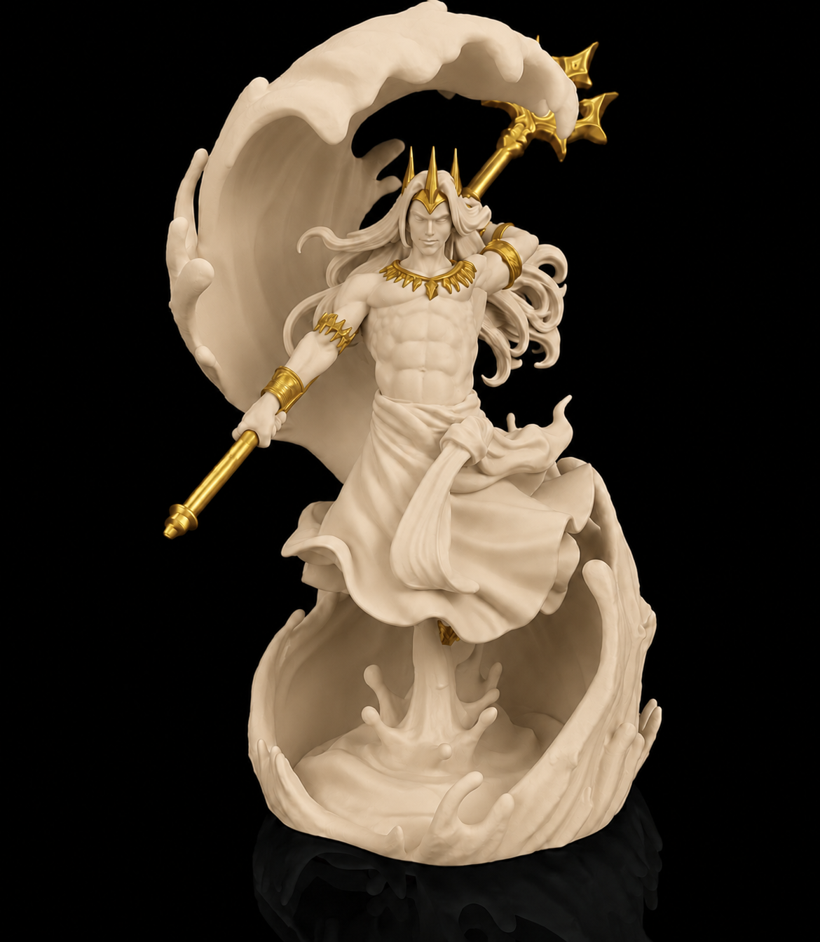 Poseidon — Escultura do Deus dos Mares