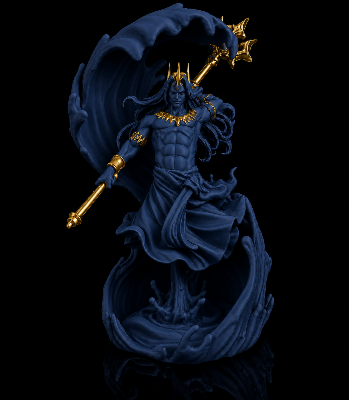 Poseidon — Escultura do Deus dos Mares