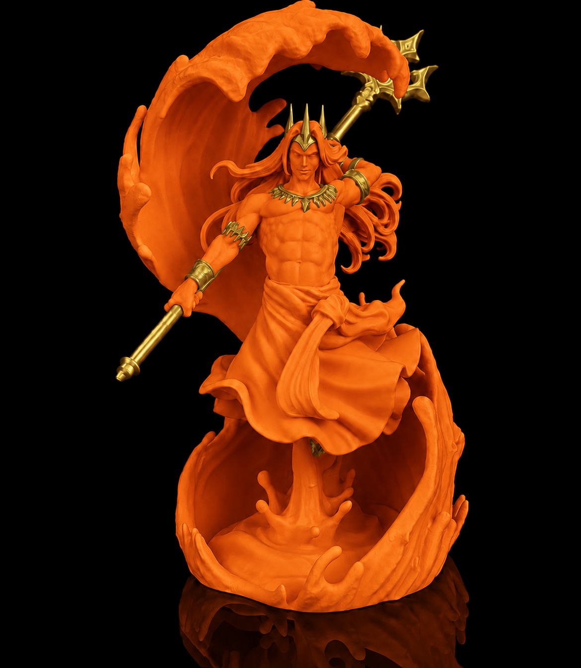 Poseidon — Escultura do Deus dos Mares