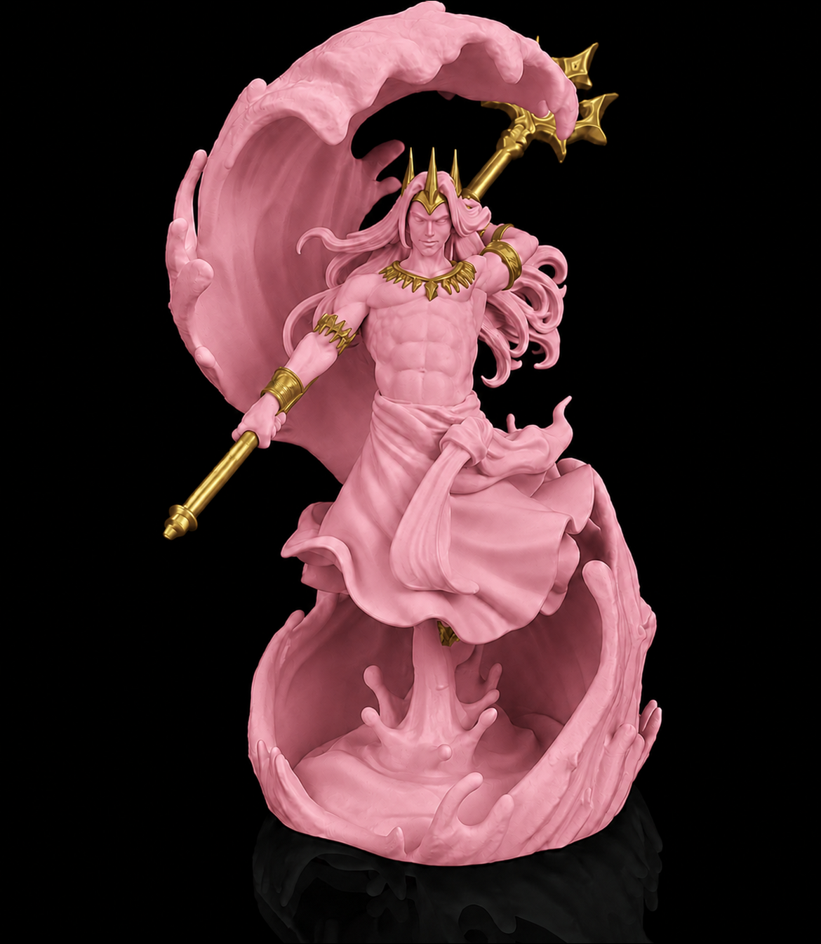Poseidon — Escultura do Deus dos Mares