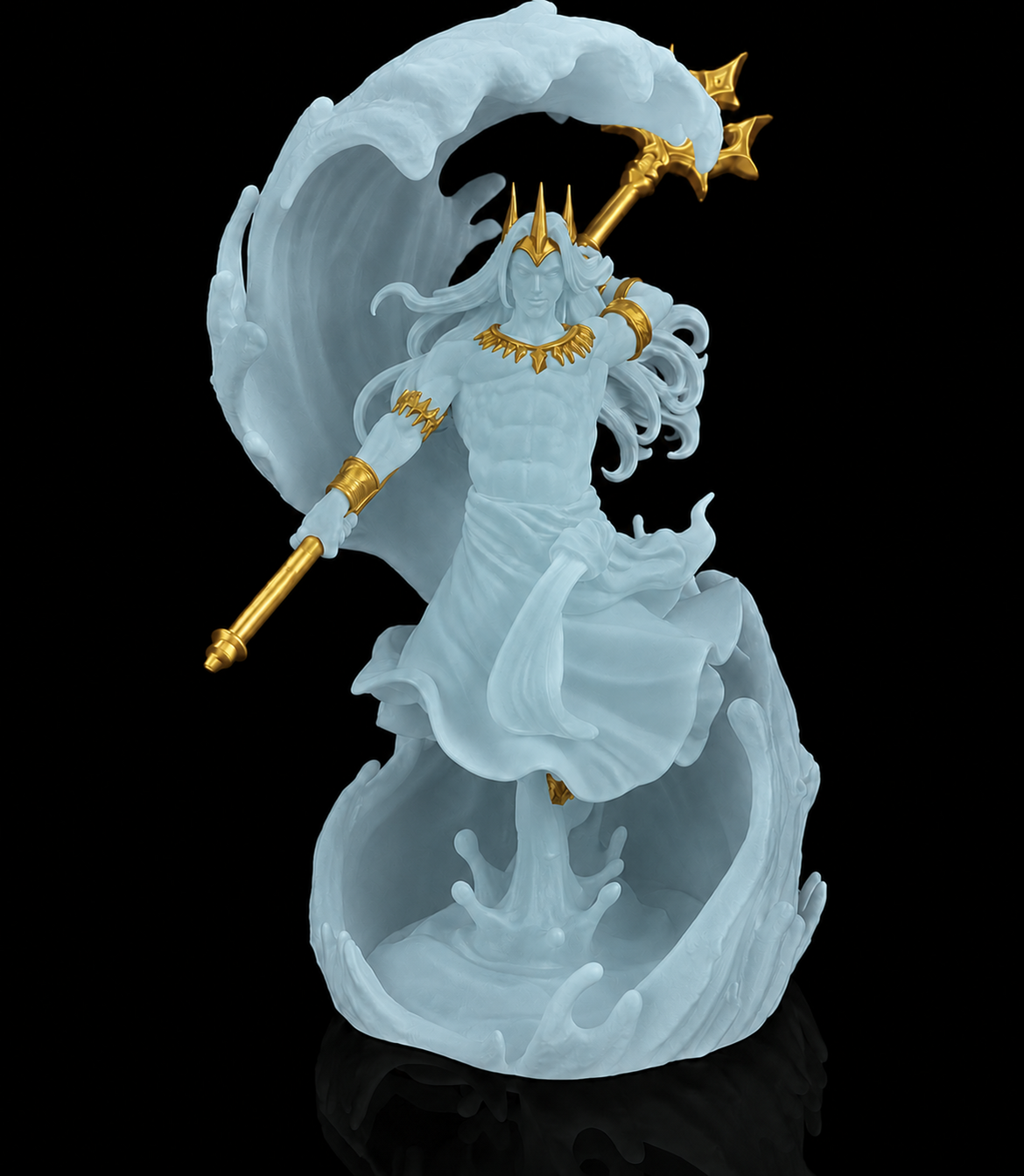 Poseidon — Escultura do Deus dos Mares