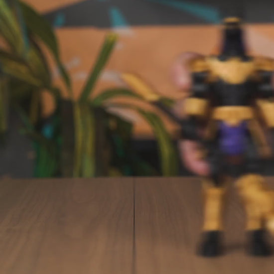 Anúbis Mecha boneco articulado em movimento