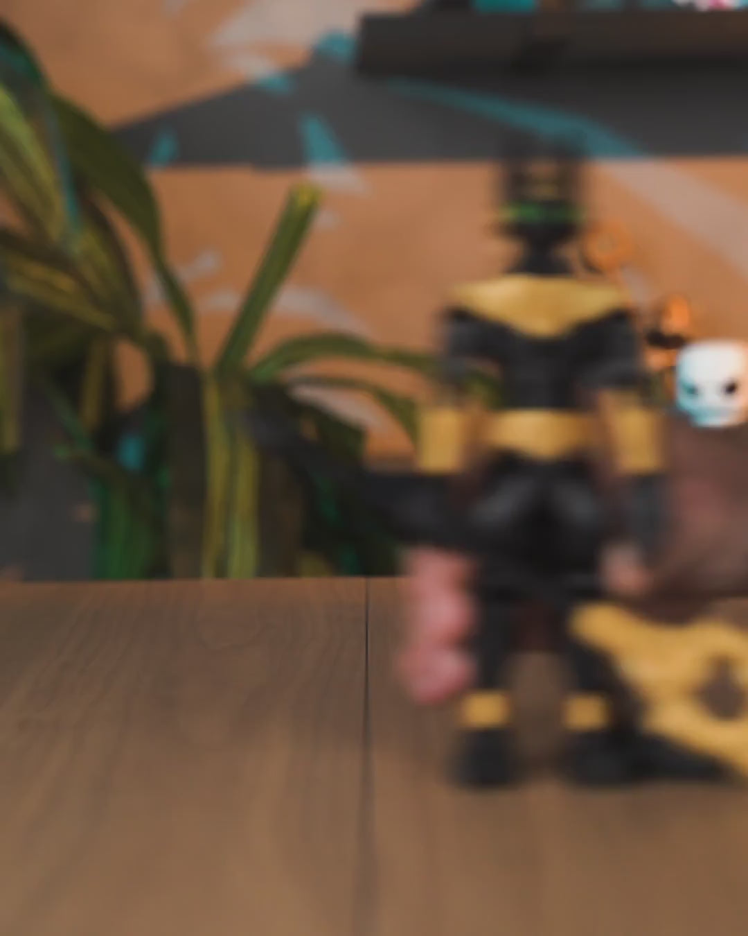 Bastet Mecha boneco articulado em movimento