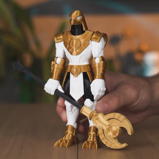 Hórus Mecha boneco articulado em movimento