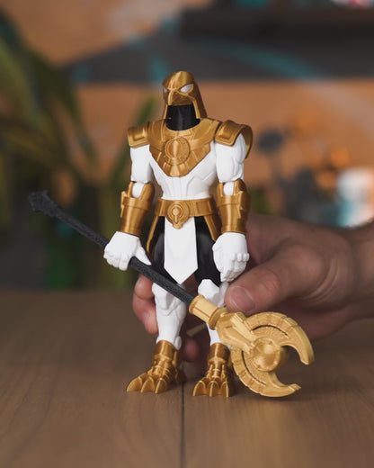 Hórus Mecha boneco articulado em movimento