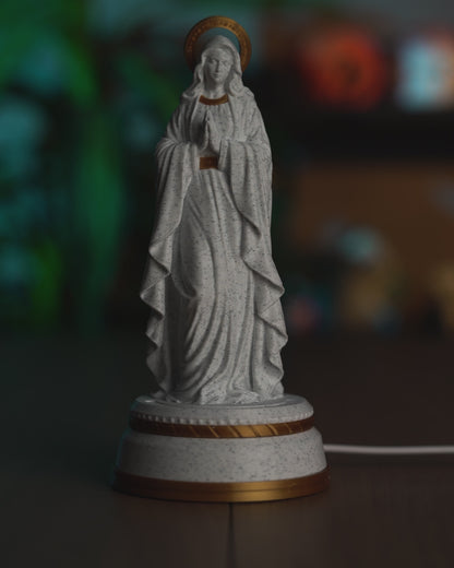 Nossa Senhora Iluminada — apresentação da peça pronta e iluminada
