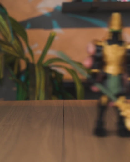 Osíris Mecha boneco articulado em movimento