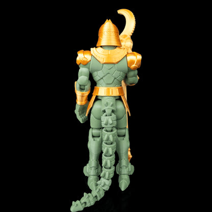 Articulações e armadura do boneco Sobek Mecha